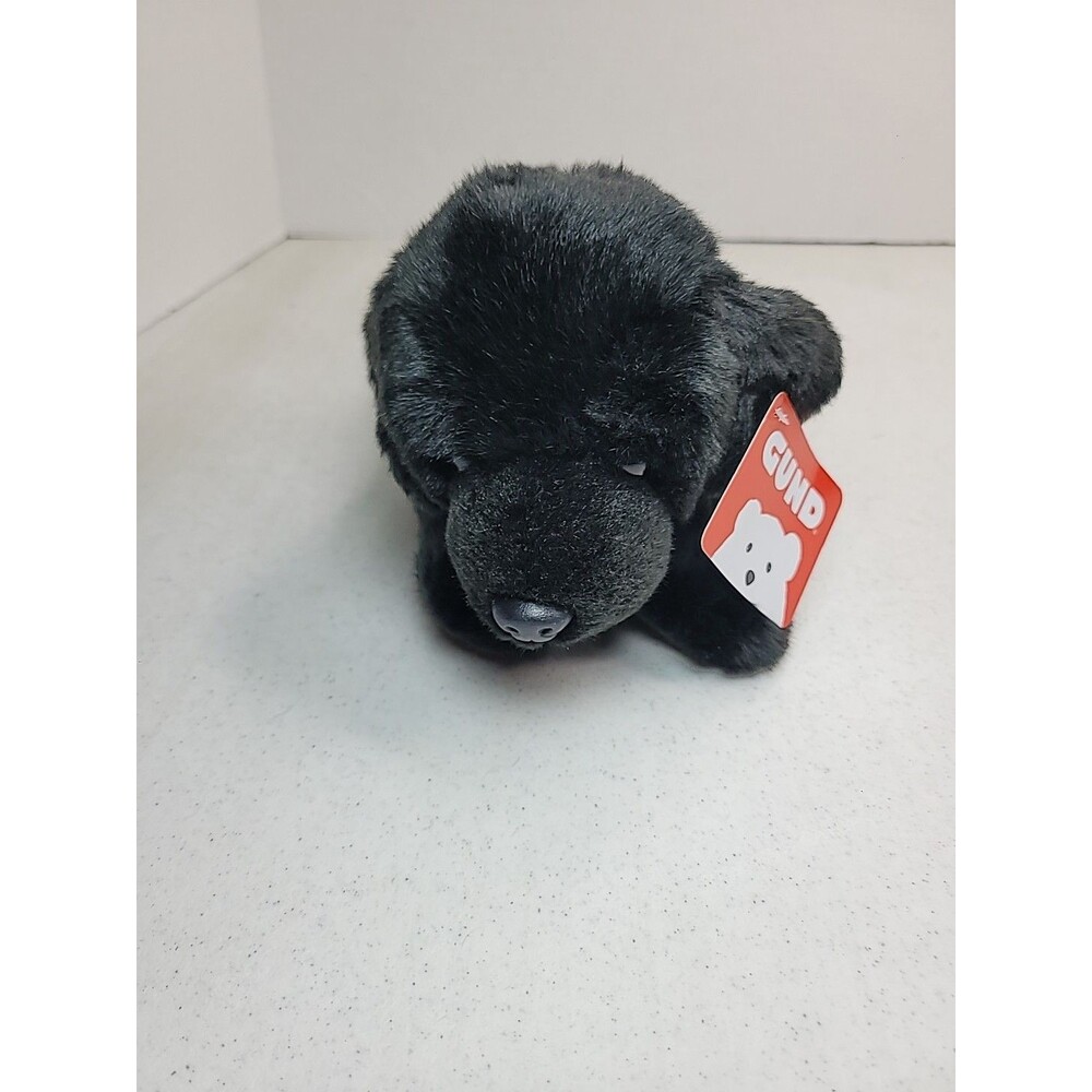14” Collectible Gund Black Labrador Retriever Stuffed Plush Animal~New With Tags